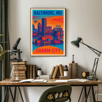 Baltimore, MD Charm City Poster