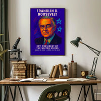 Franklin D. Roosevelt 32nd President Poster