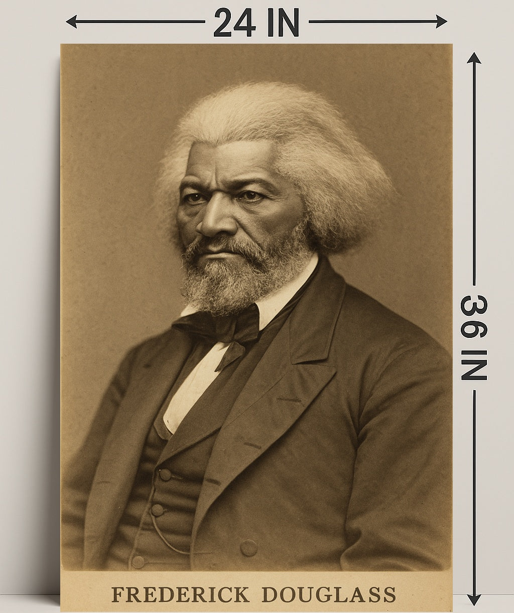 Frederick Douglass Portrait Poster PosterGoat