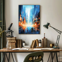 Futuristic Cityscape Poster