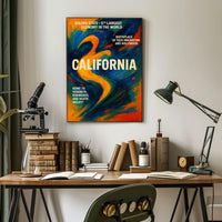 California The Golden State Poster