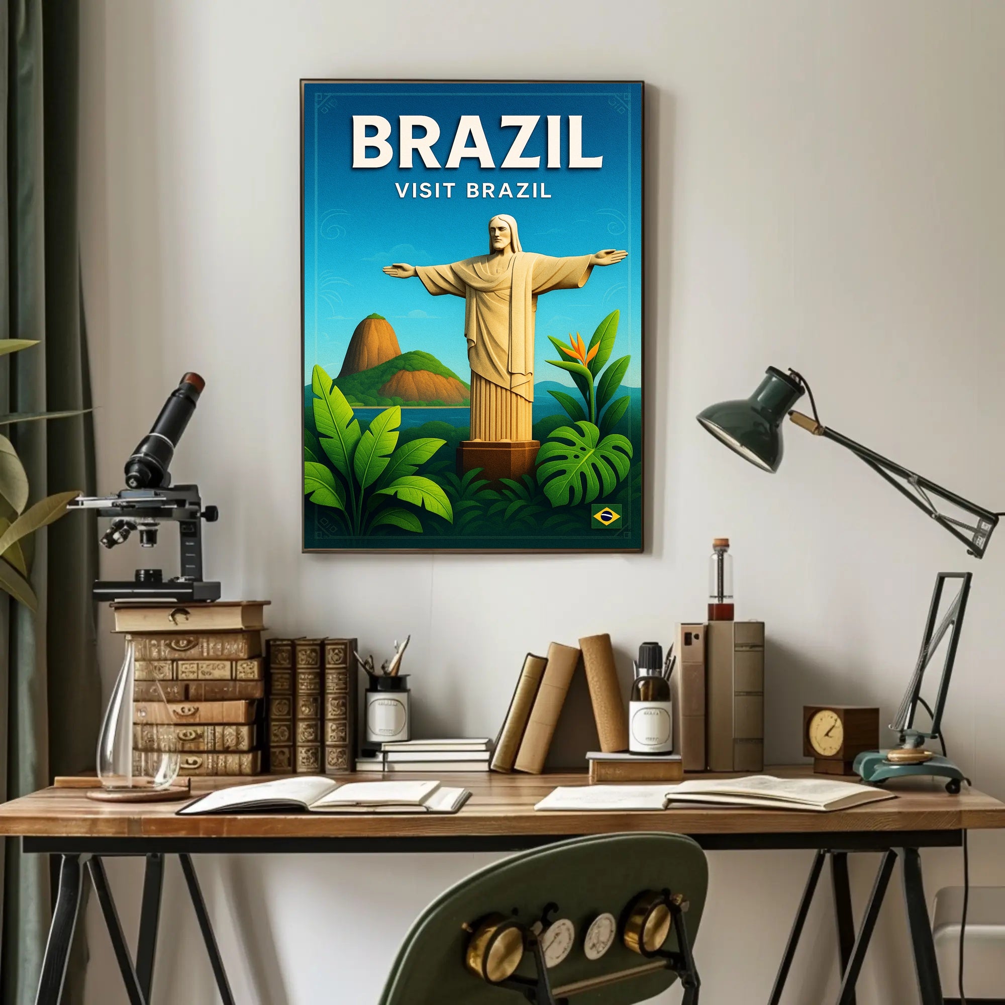 Discover Brazil Poster PosterGoat