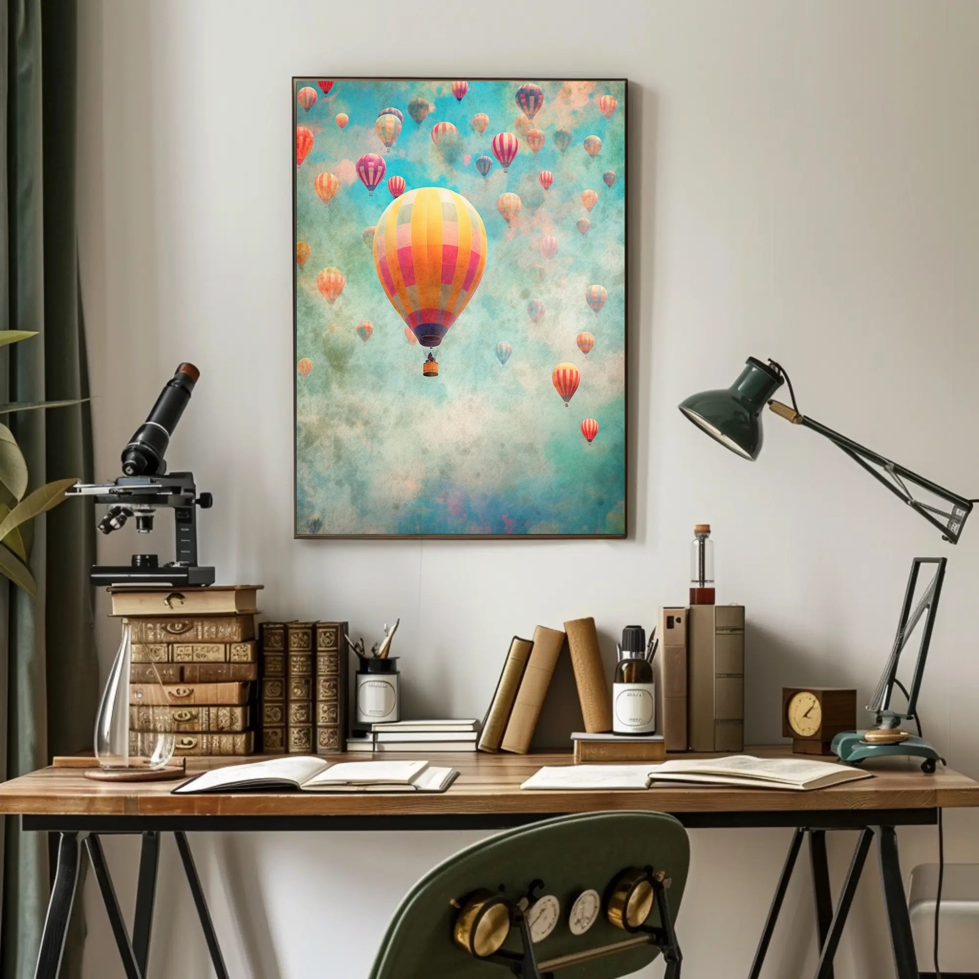 Colorful Balloon Festival Poster