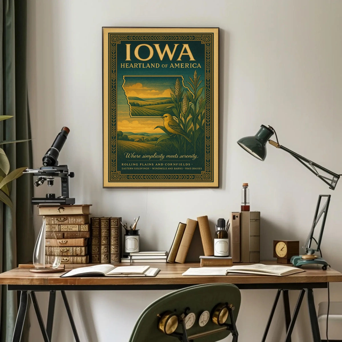 Iowa Heartland of America Poster