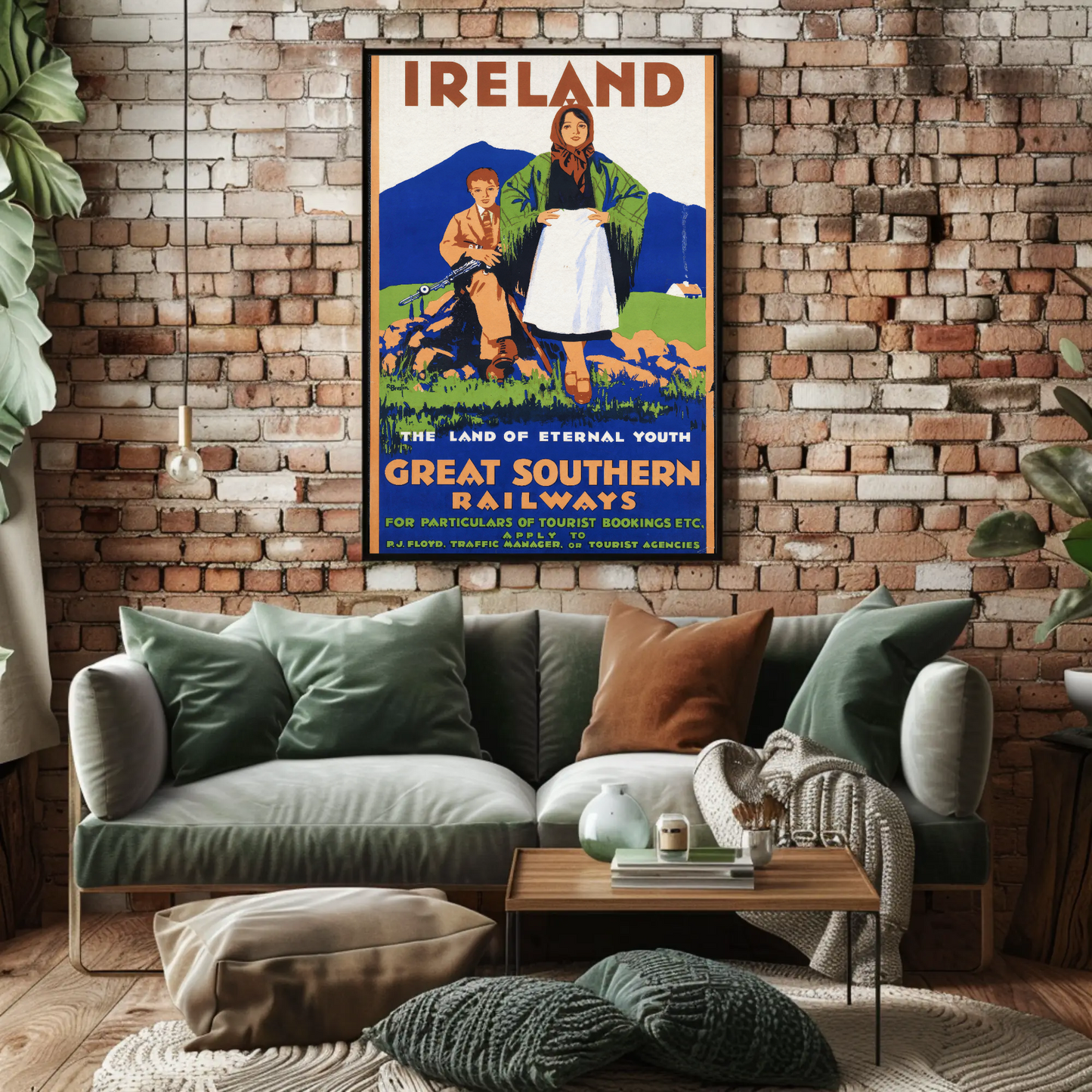 Vintage Poster - Ireland Land of Eternal Youth