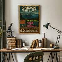 Discover Oregon Poster