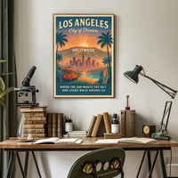 Los Angeles Dreamscape Travel Poster