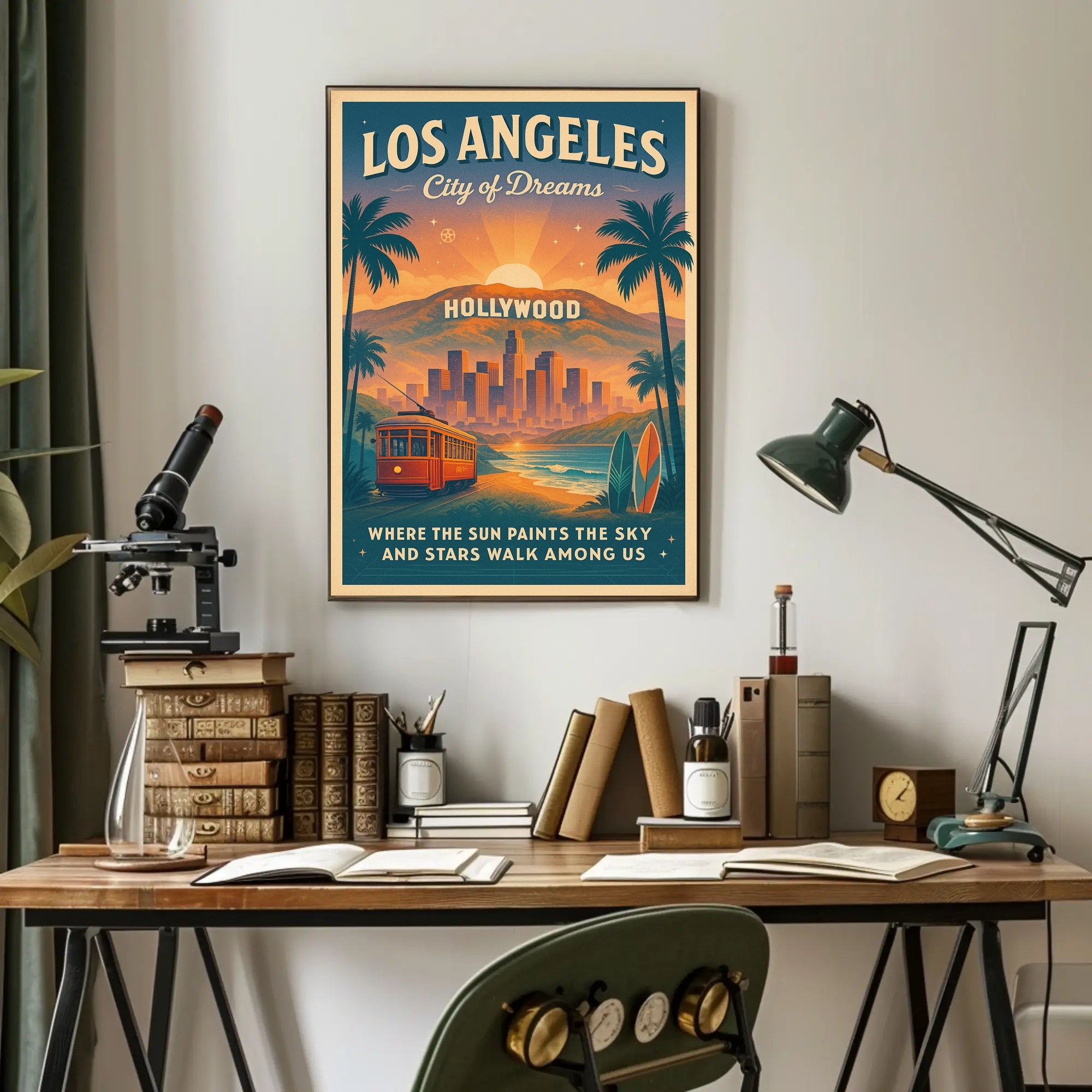 Los Angeles Dreamscape Travel Poster