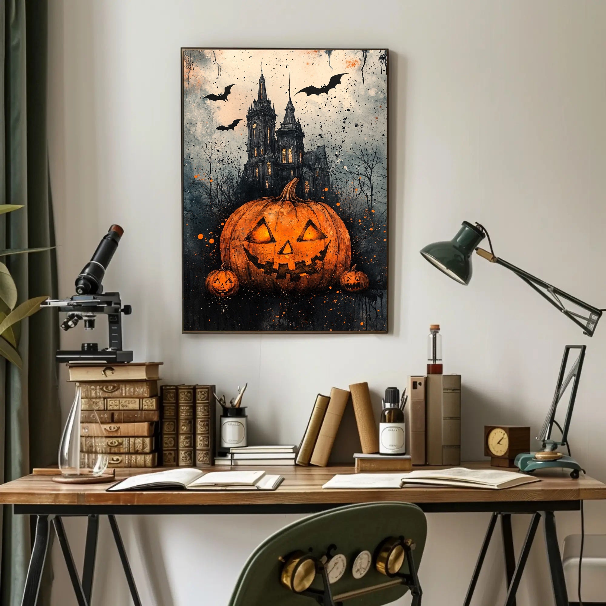 Haunted Halloween Night Poster
