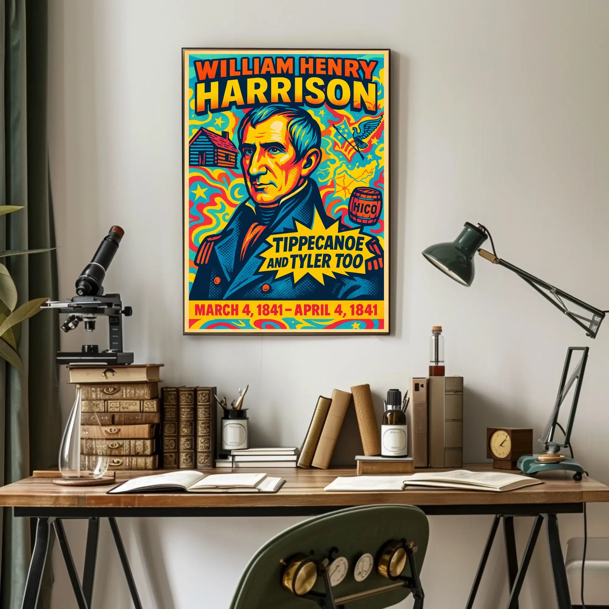 William Henry Harrison 9th President Poster PosterGoat