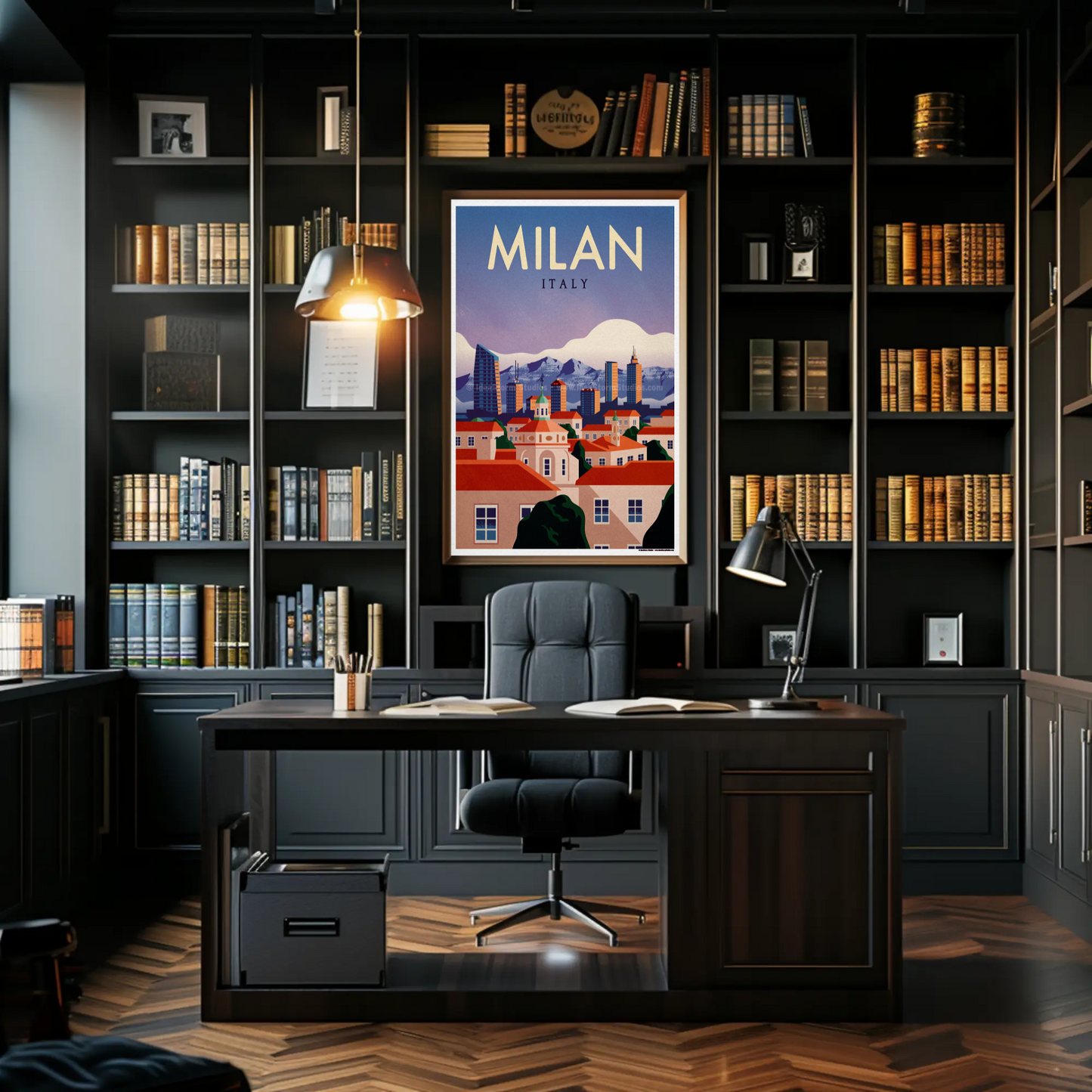 Milan Travel Poster