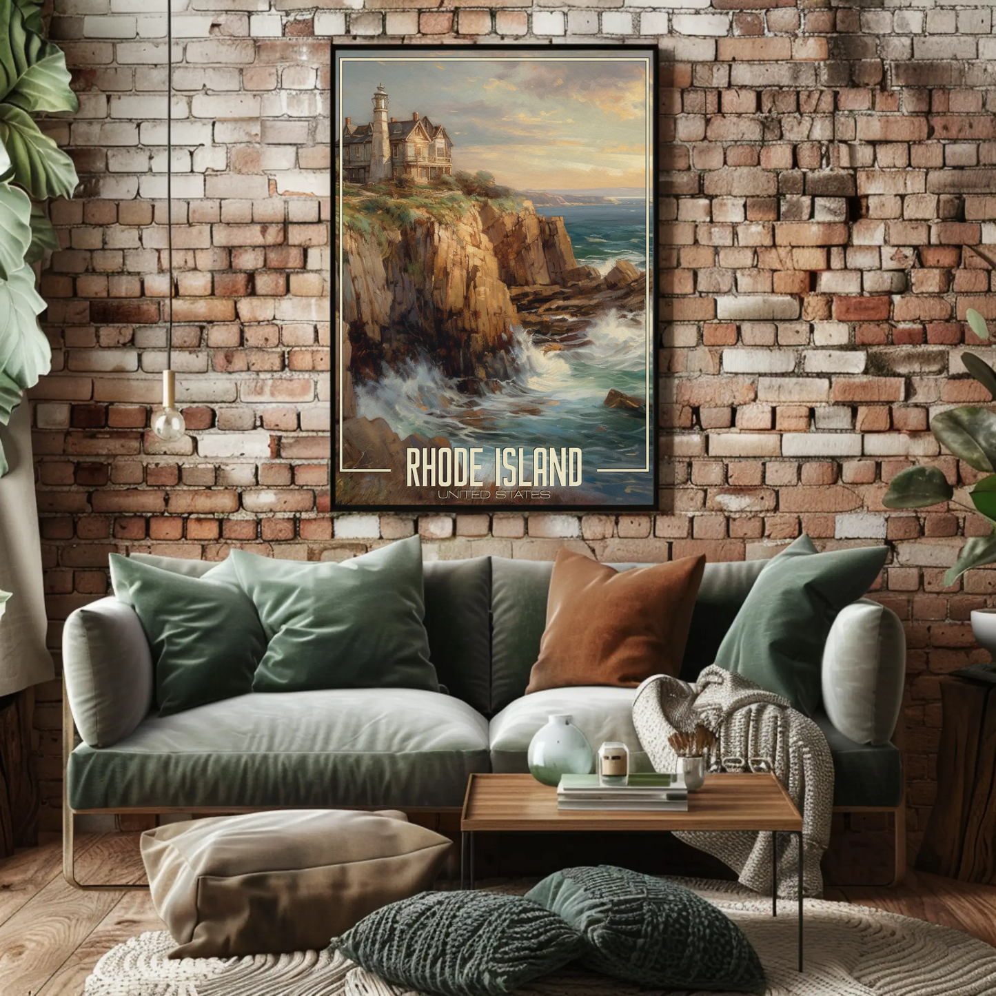 Vintage Poster - Rhode Island Newport United States