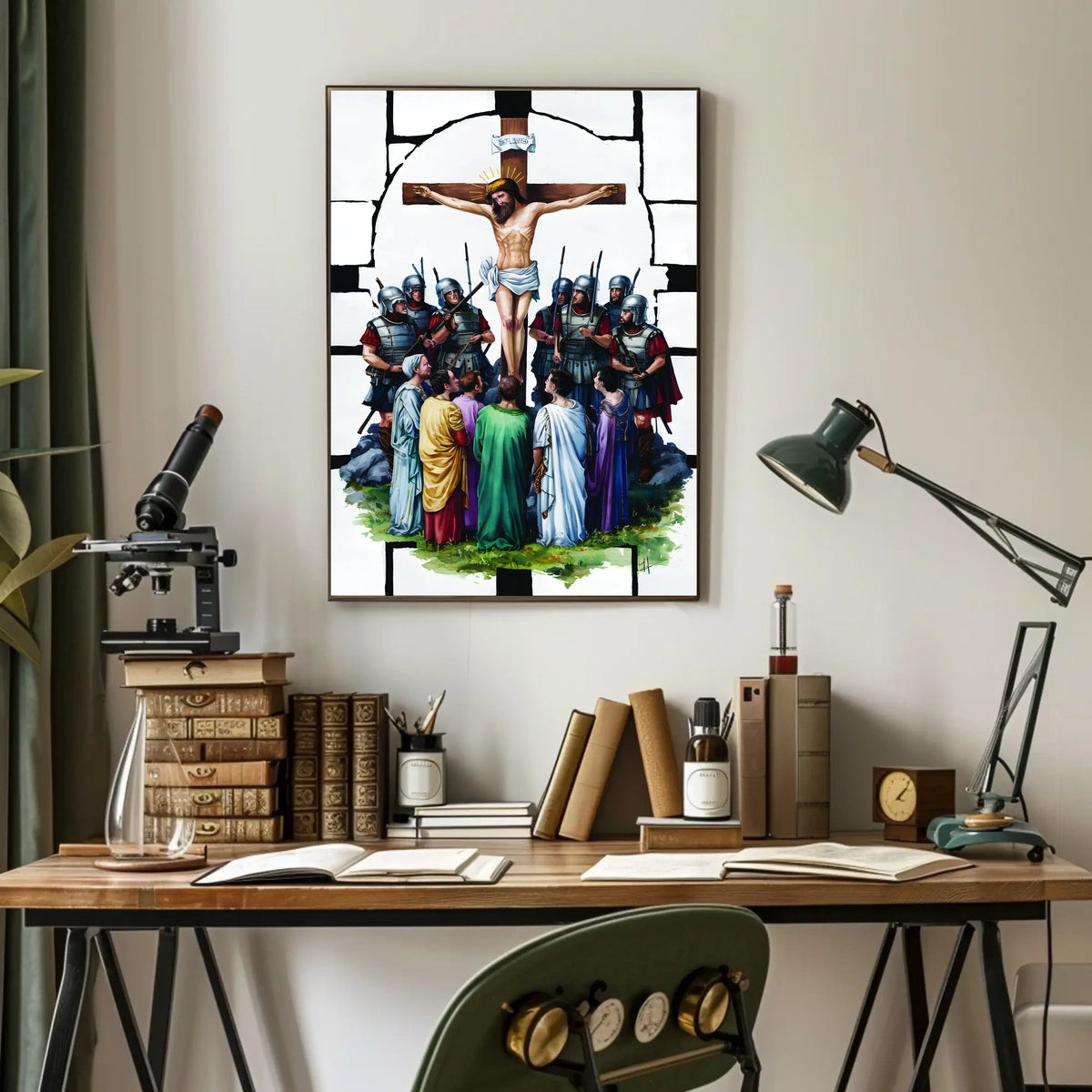 The Crucifixion Scene Poster
