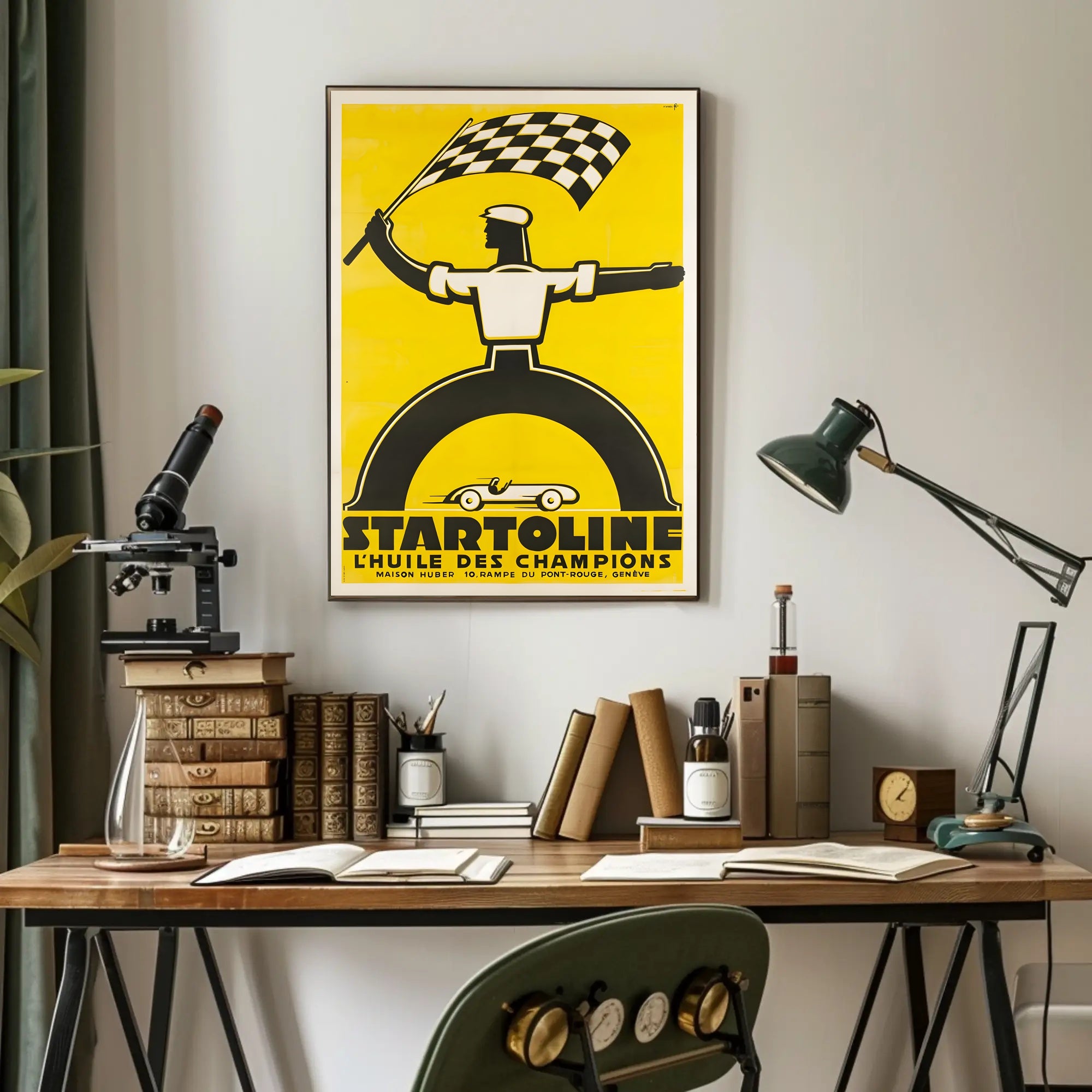 Startoline Racing Oil Poster