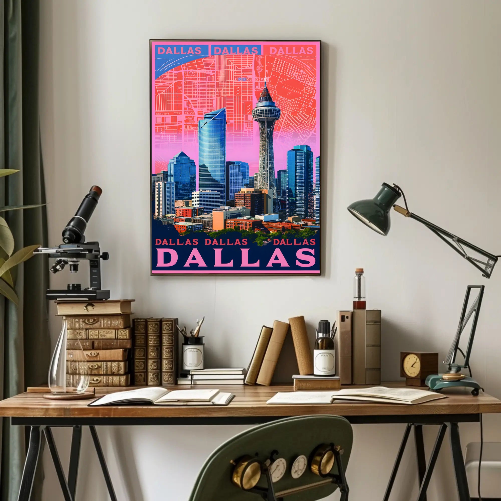 Dallas Cityscape Poster
