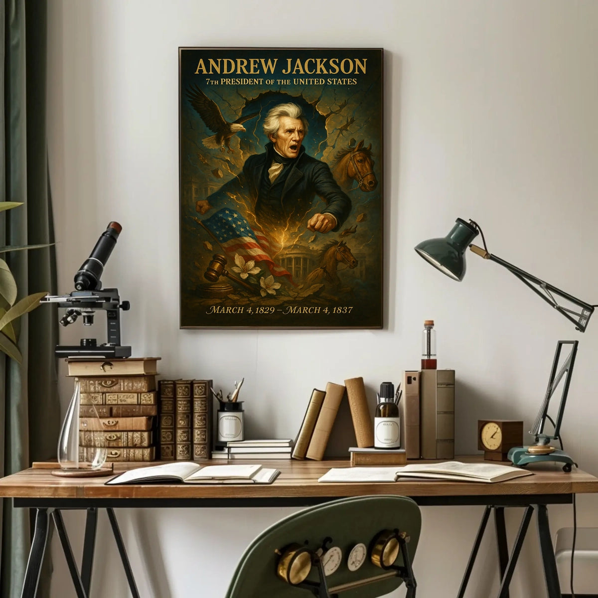 Andrew Jackson 7th President Poster