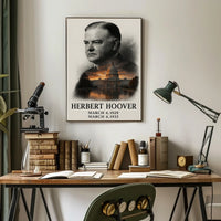 Herbert Hoover 31st President of the United States Reflections Poster
