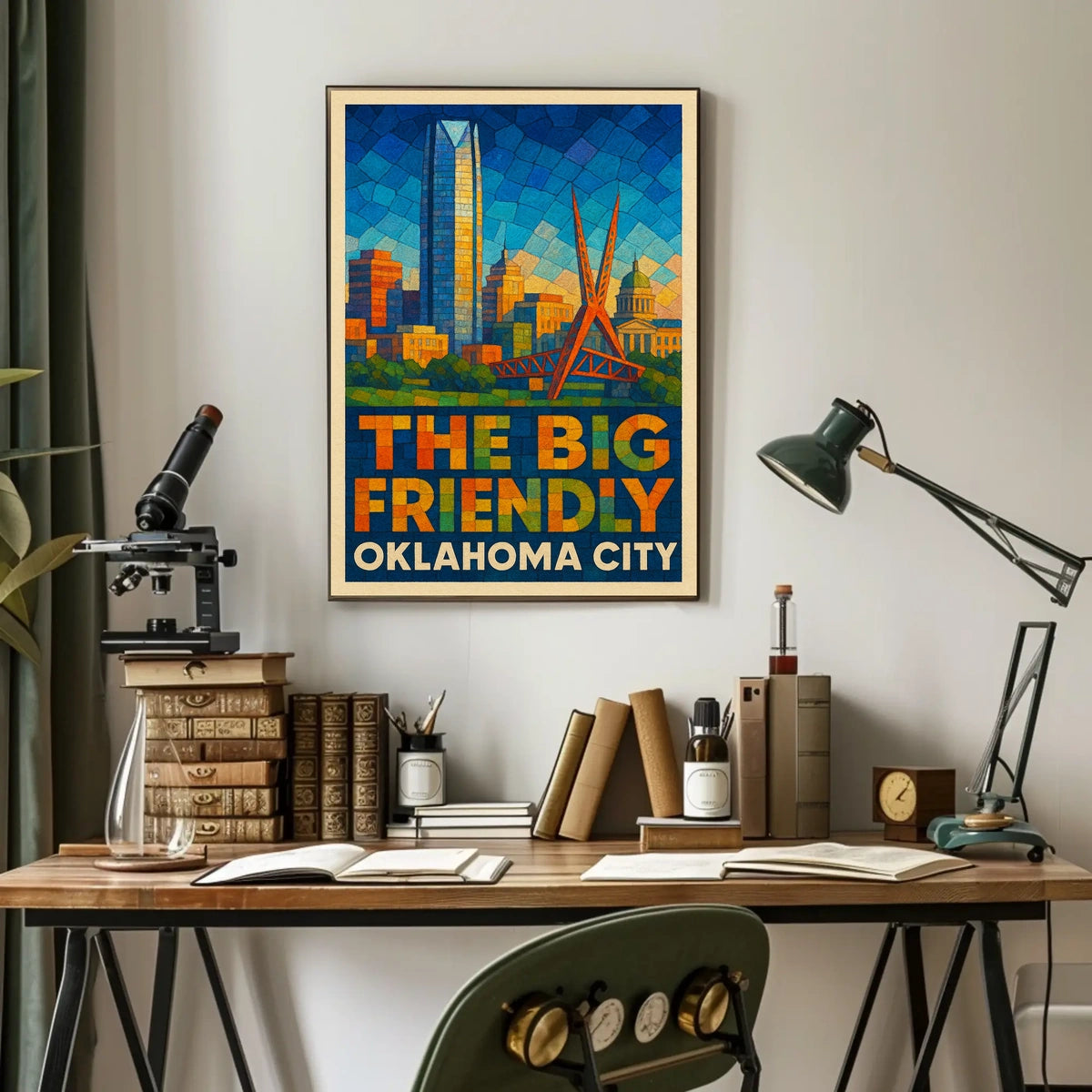 The Big Friendly Oklahoma City Poster