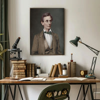 Abraham Lincoln Early Daguerreotype Vintage Poster PosterGoat