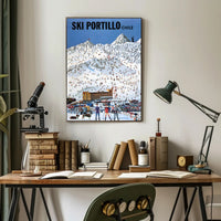 Ski Portillo Chile Vintage Travel Poster PosterGoat