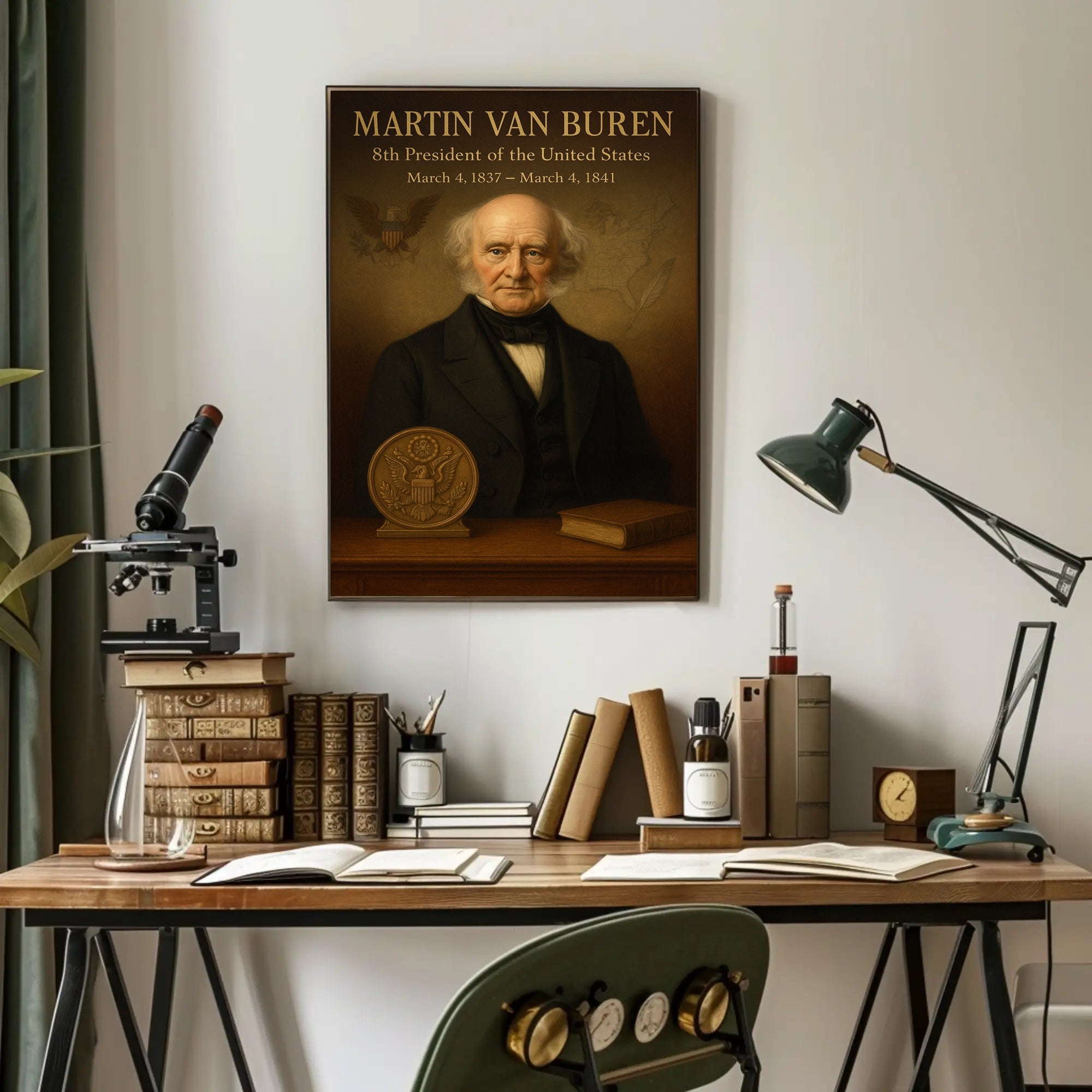 Martin Van Buren 8th President Poster