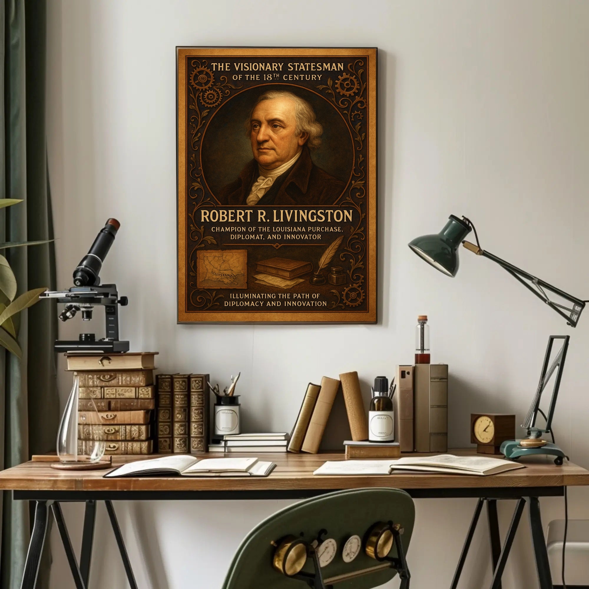 Robert R. Livingston Visionary Statesman Poster PosterGoat