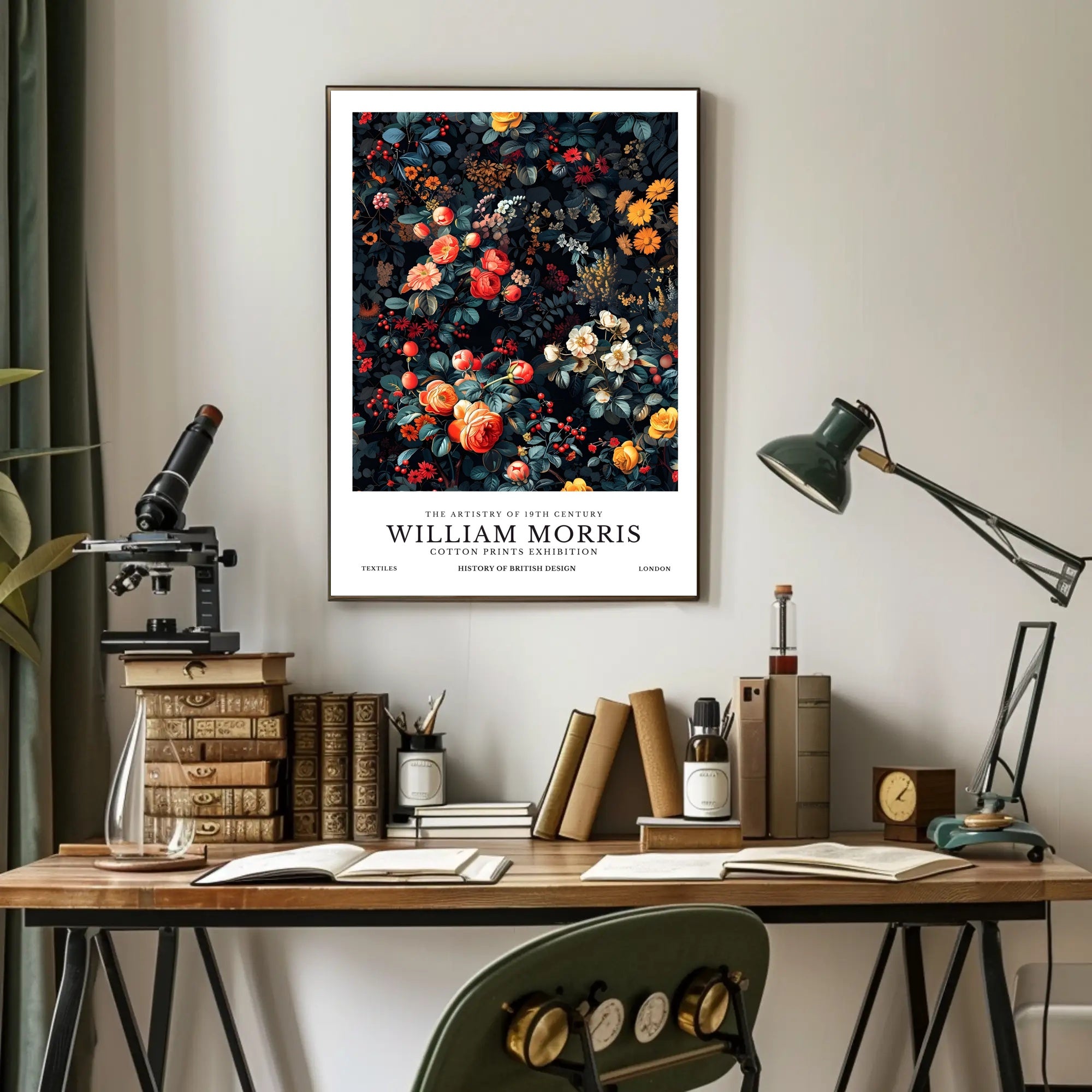 William Morris Cotton Prints Wall Art Poster
