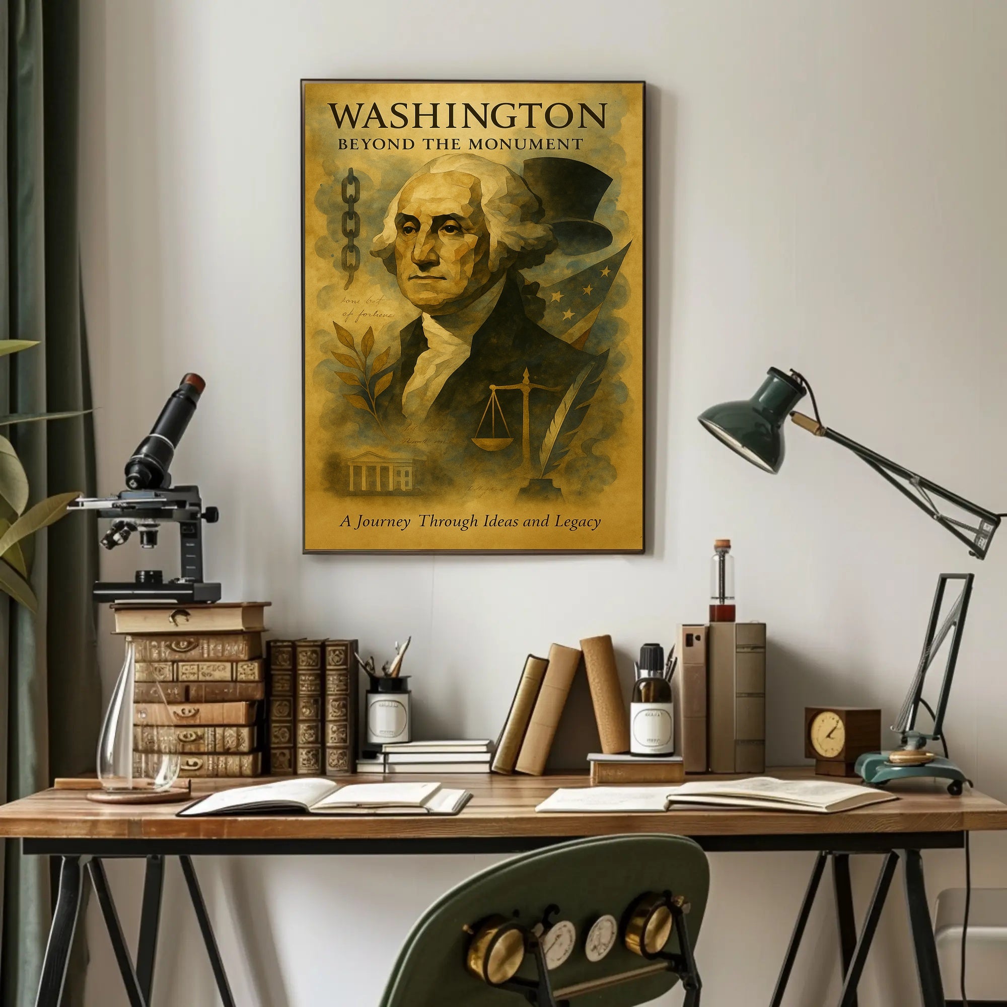 Washington Beyond the Monument Poster PosterGoat