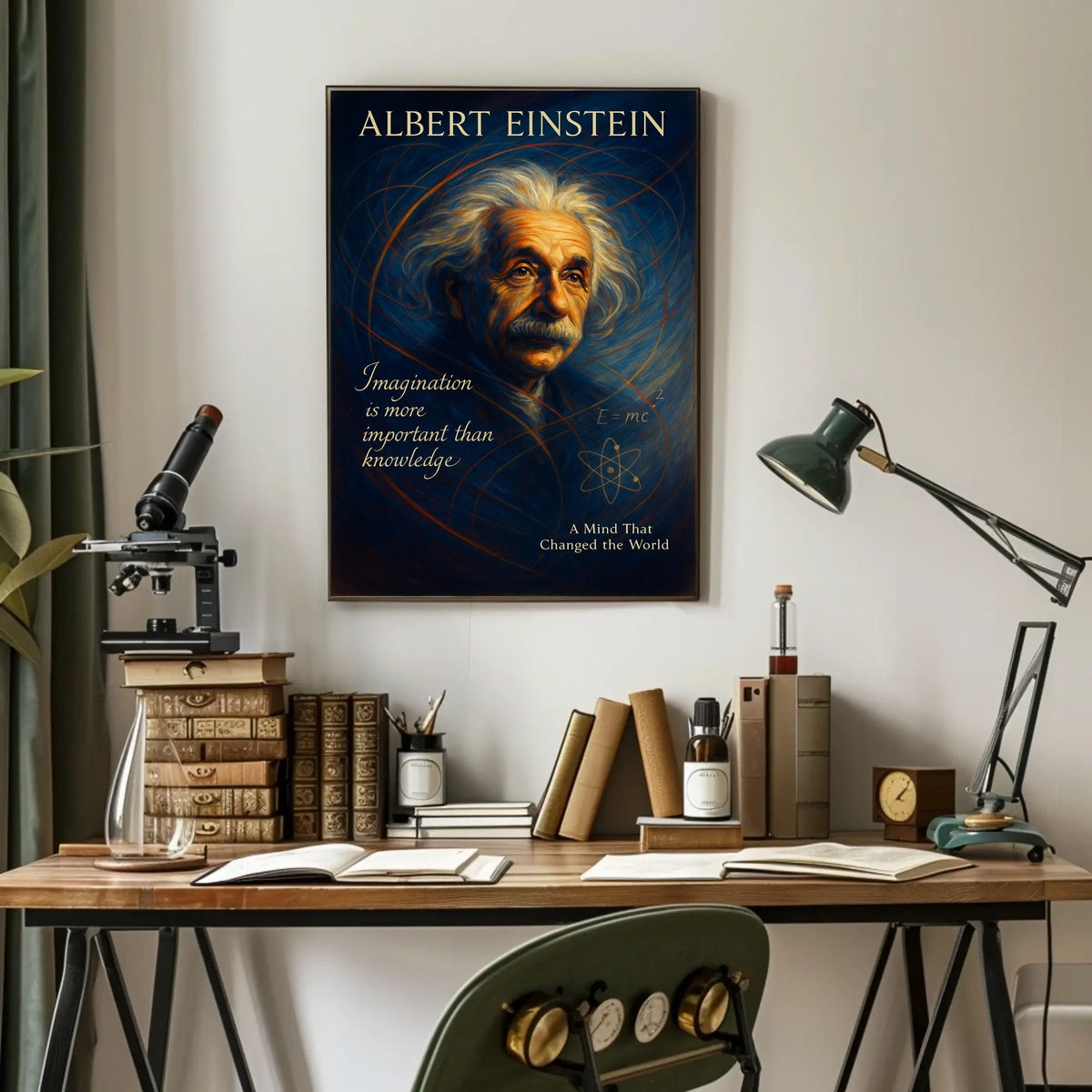 Albert Einstein A Mind That Changed the World Poster