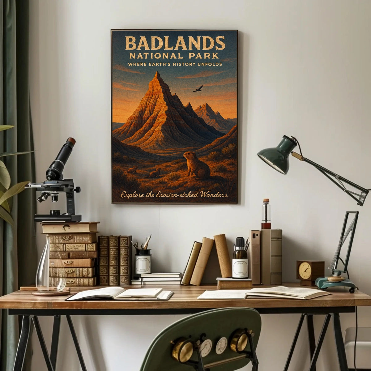 Badlands National Park Poster