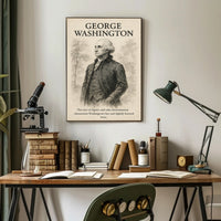 George Washington Vintage Presidential Historical Poster PosterGoat