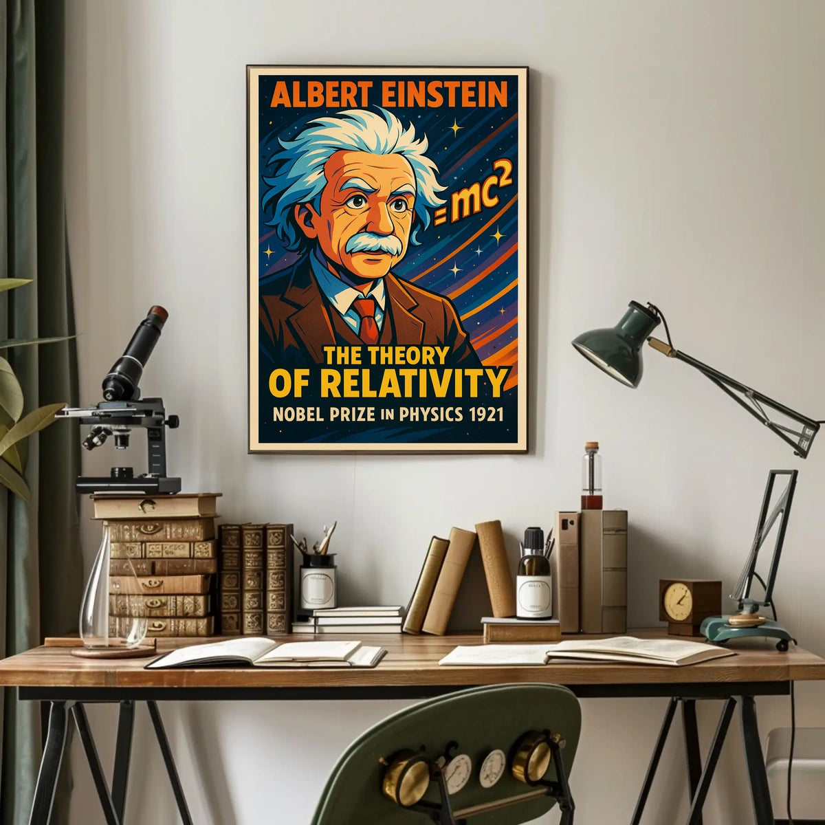 Albert Einstein Nobel Prize In Physics Poster
