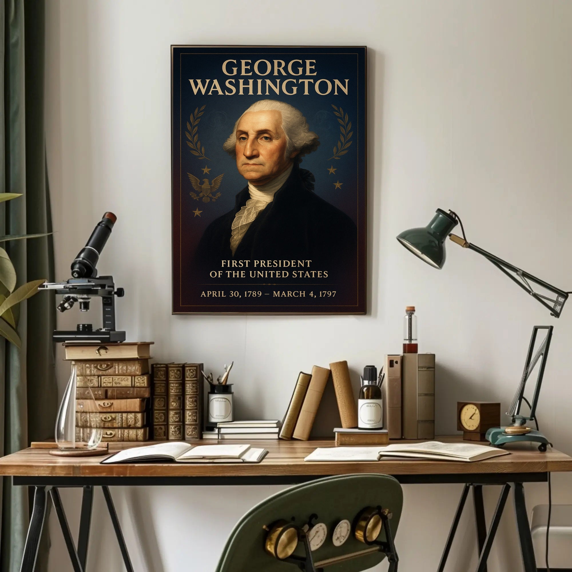 George Washington 1st President Poster PosterGoat