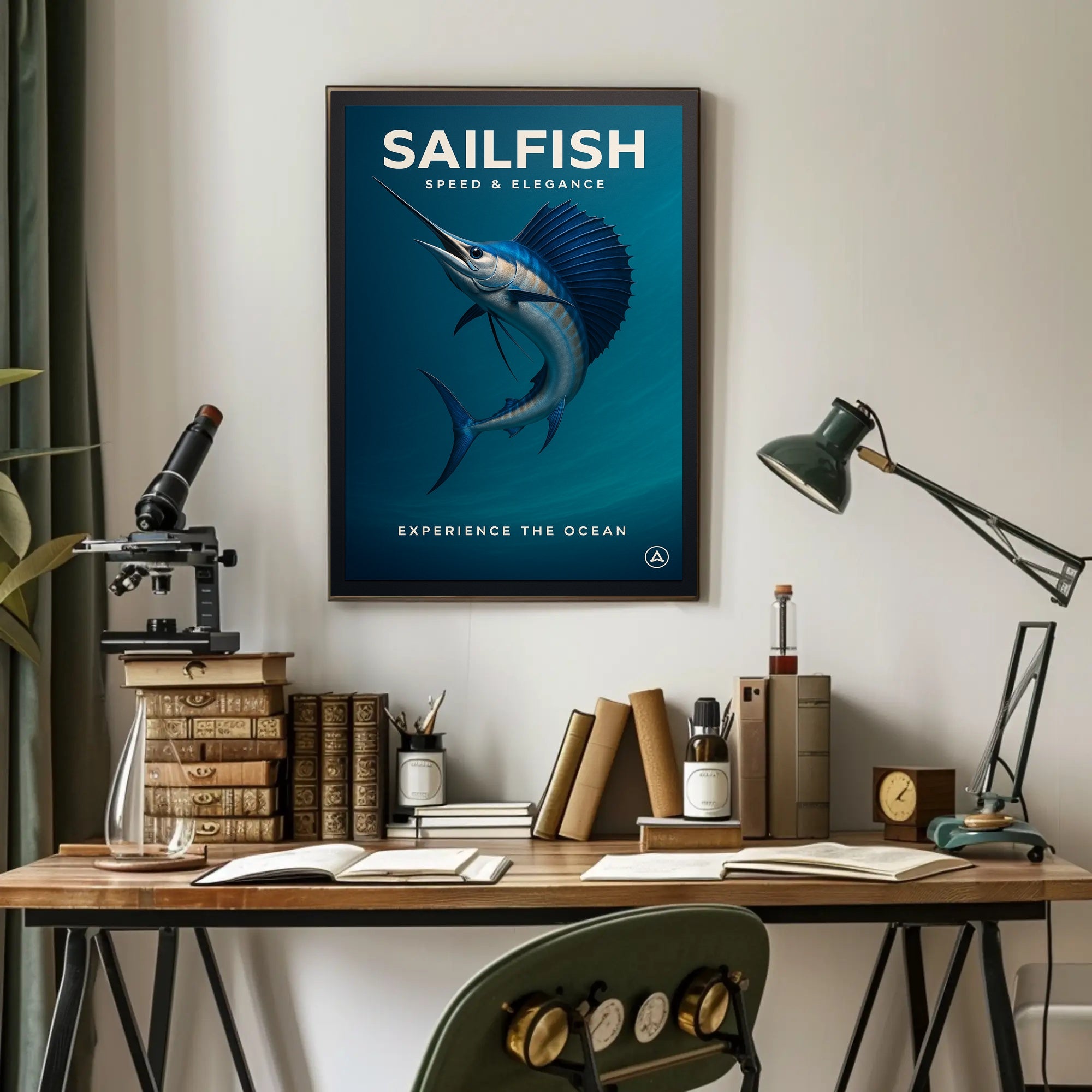 Sailfish Speed & Elegance Poster PosterGoat