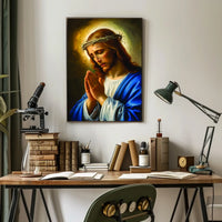 The Prayerful Savior Poster
