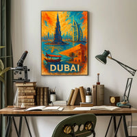 Dubai Poster City Of Wonders Wall Art For Travelers
