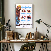 Smokey Bear's Fire Prevention Message Poster PosterGoat