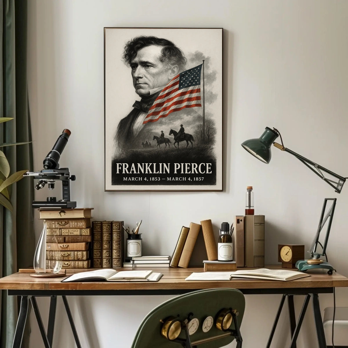 Franklin Pierce 14th President of the United States Reflections Poster