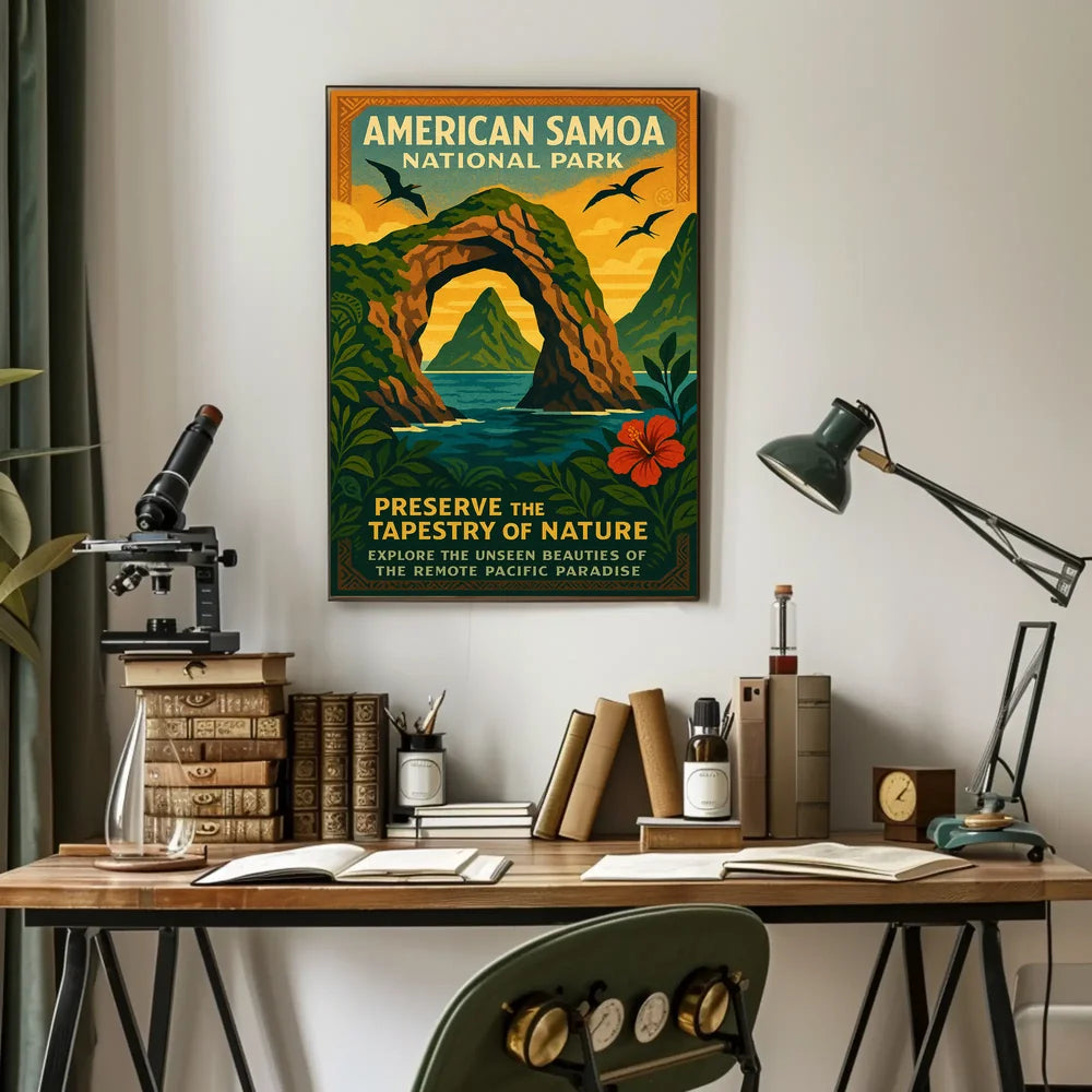 Explore the Unseen Pacific Paradise Travel Poster