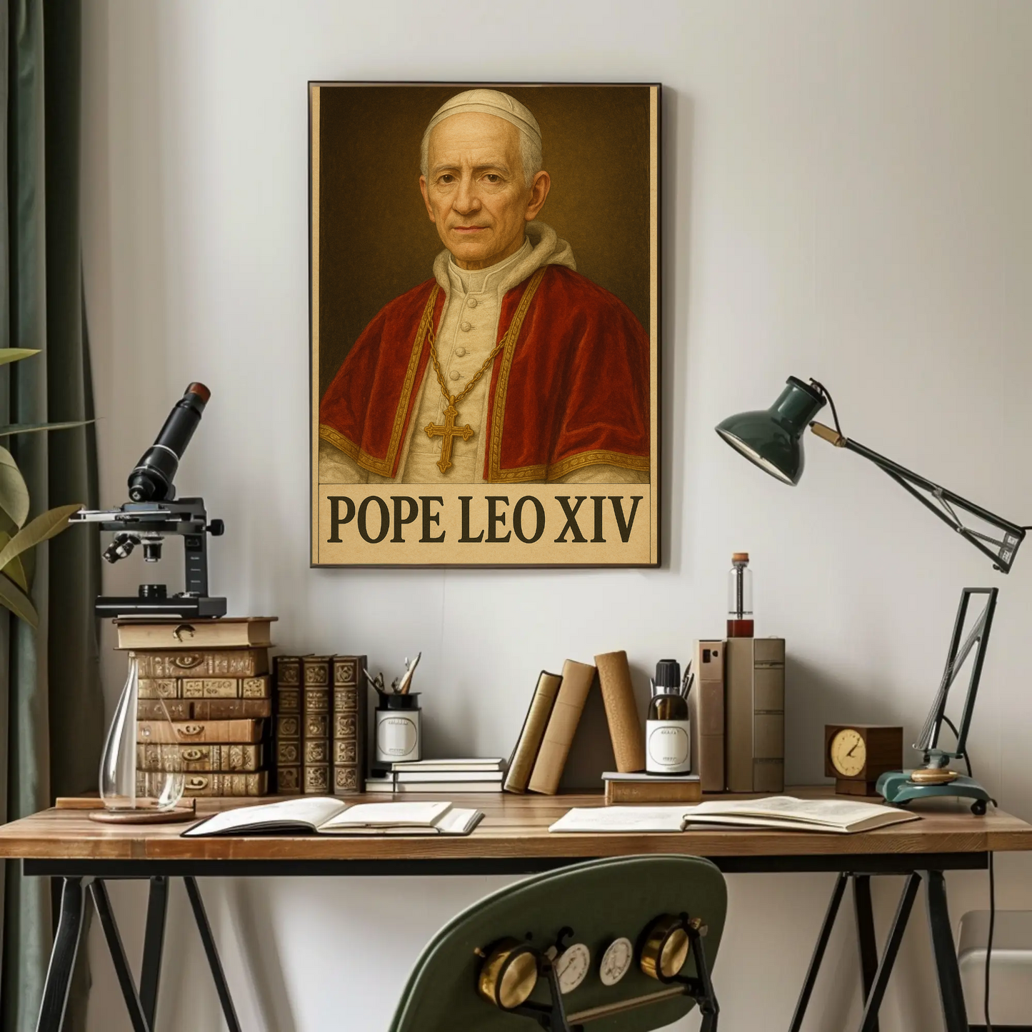 Portrait of Pope Leo XIV Portrait Poster