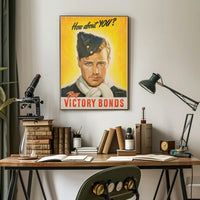 World War II Victory Bonds Propaganda Poster