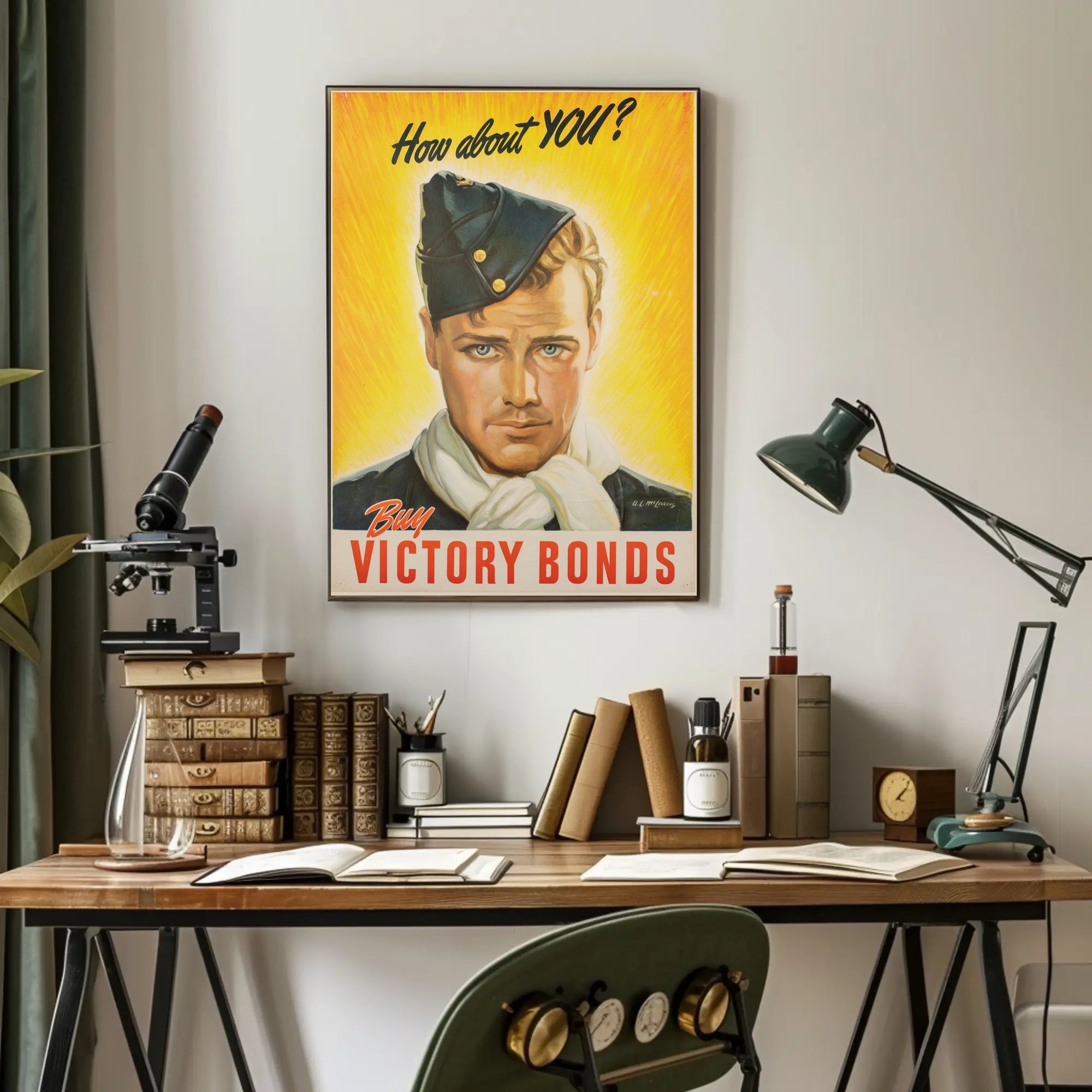 World War II Victory Bonds Propaganda Poster