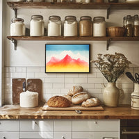 Vibrant Peaks Poster