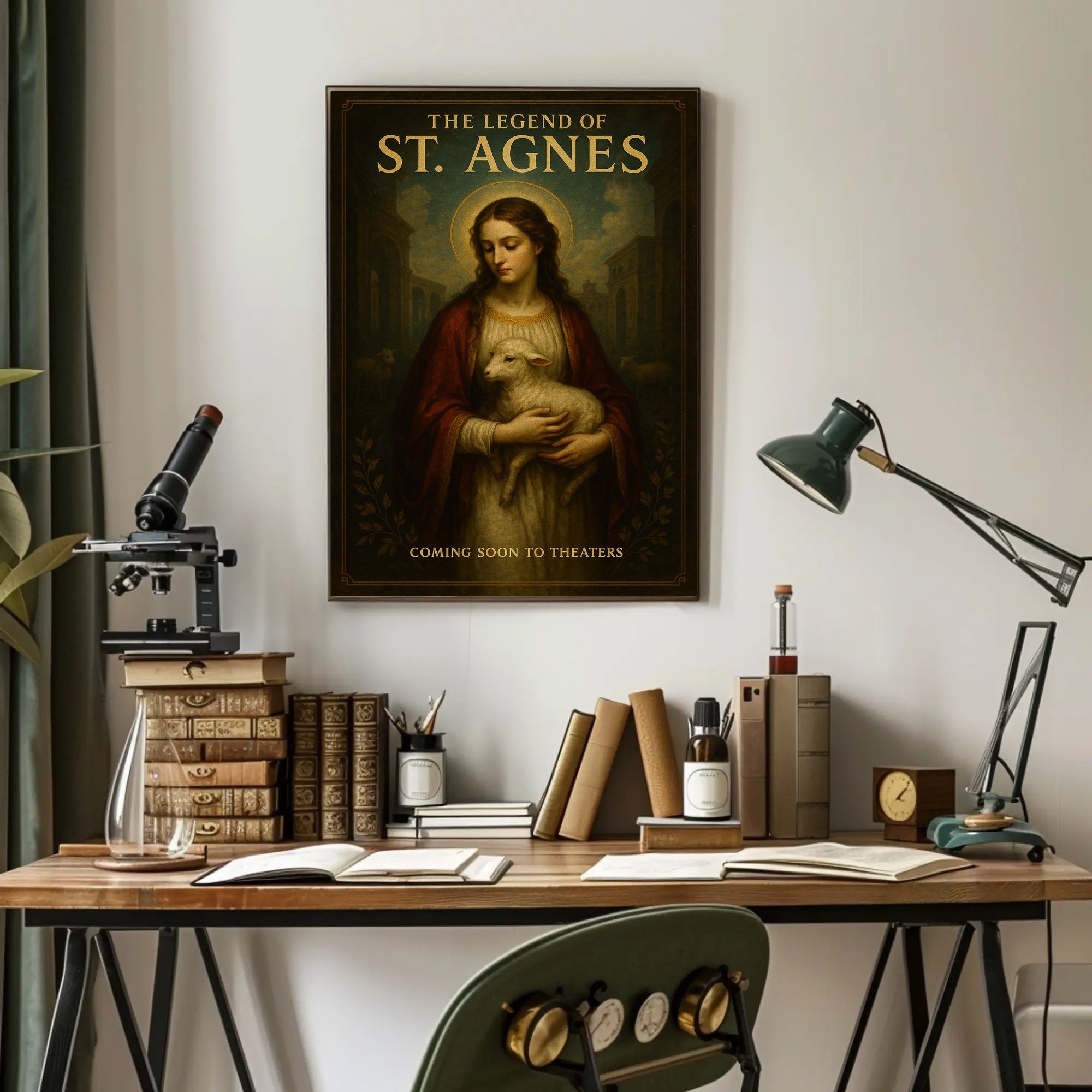 The Legend of St. Agnes Poster PosterGoat