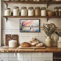 Serene Stroll Among Cherry Blossoms Poster