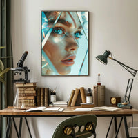 Mystical Hooded Figure Fantasy Art Poster Print PosterGoat