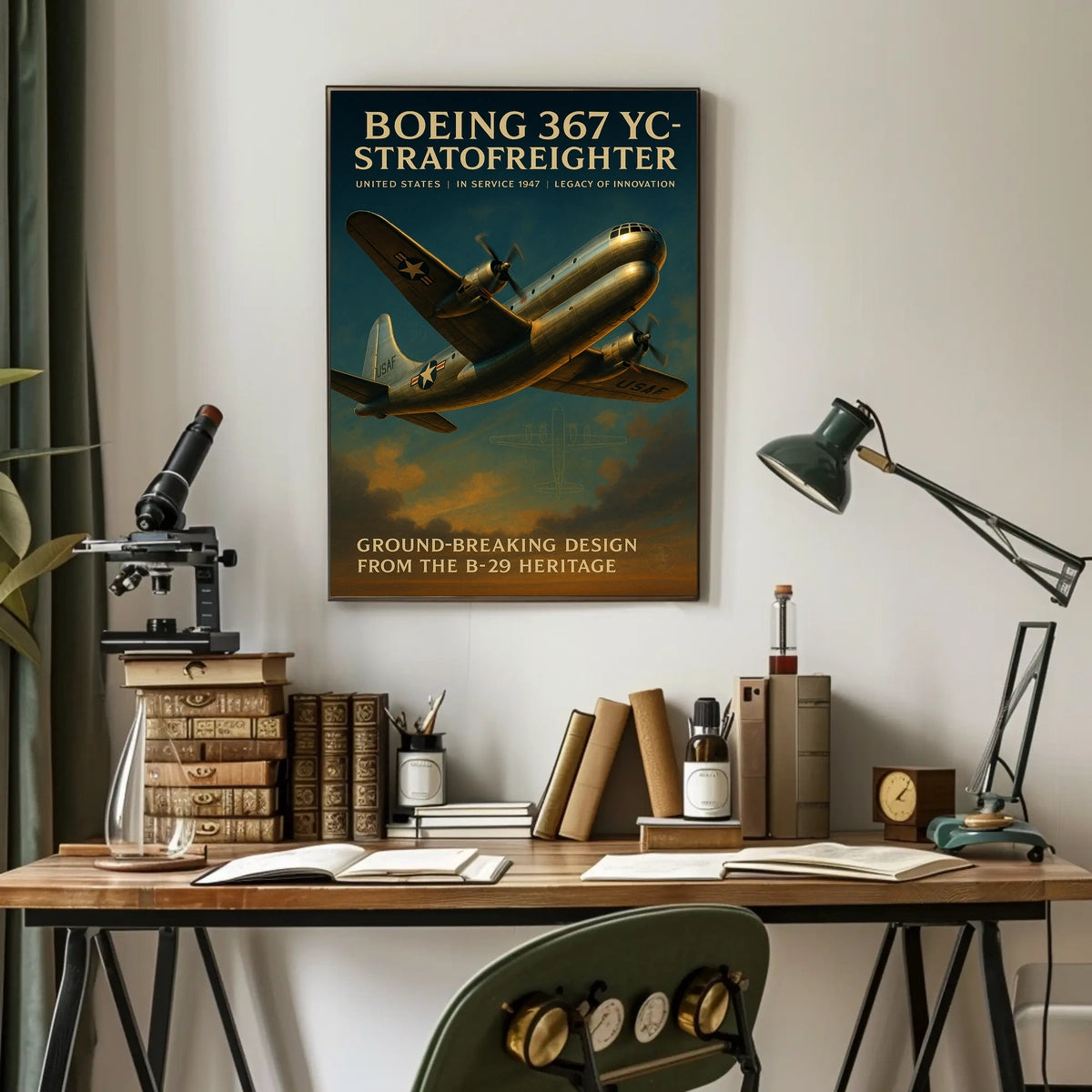 Boeing 367 Yc-Stratofreighter Poster