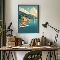 Tranquil Coastal Lighthouse Poster