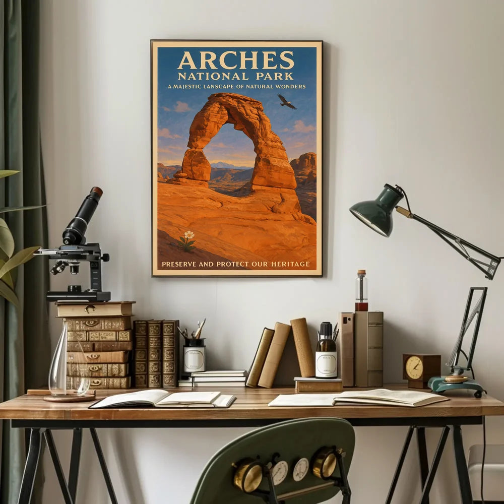 Arches National Park Majestic Landscape Poster