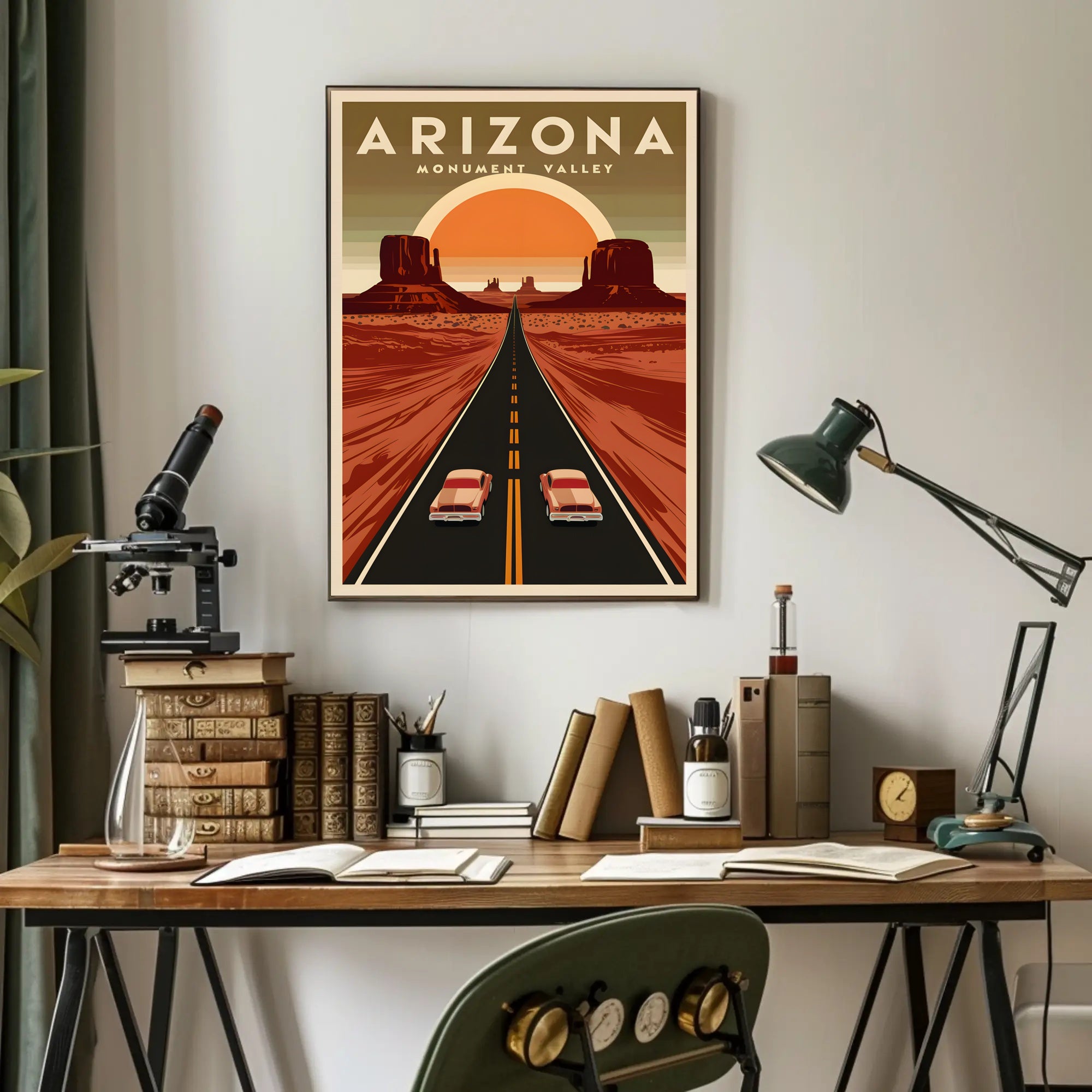 Journey Through Monument Valley Poster